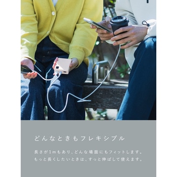 スパイラルケーブル CtoL 1m エアリーパープル CIO