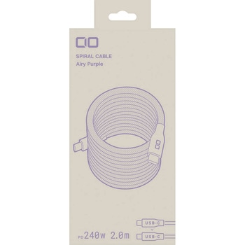 スパイラルケーブル CtoC 2m エアリーパープル CIO