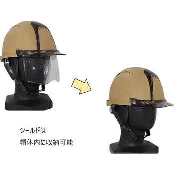 シールド付きヘルメット ヴェンティープラス トーヨーセフティー x GranGear コラボ商品 東洋物産工業(旧トーヨーセフティー)