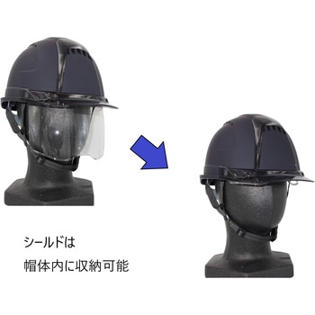 シールド付きヘルメット ヴェンティープラス トーヨーセフティー x GranGear コラボ商品 東洋物産工業(旧トーヨーセフティー)