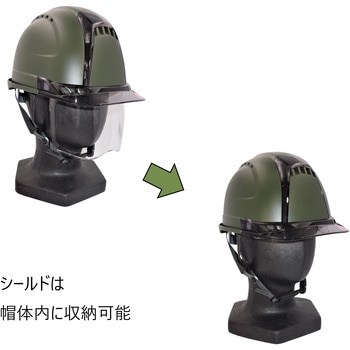 シールド付きヘルメット ヴェンティープラス トーヨーセフティー x GranGear コラボ商品 東洋物産工業(旧トーヨーセフティー)