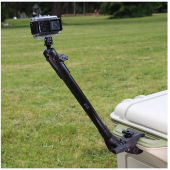 GoProマウント&タフクロー(S)セット(全長55.8mmタフポール) Φ15.9-28.9mm対応 1&1.5インチボール ラムマウント