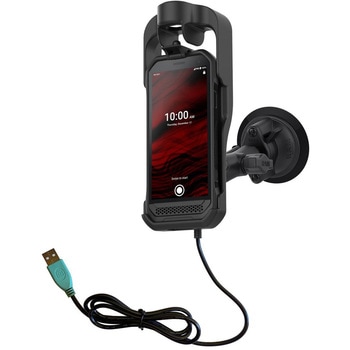 Kyocera DuraForceUltra 5G(E7110)専用パワードック&ツイストサクションベースセット(標準アーム) 1インチボール - ラムマウント