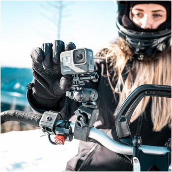 GoProマウント&タフクロー(S)セット(ショートアーム) Φ15.9-28.9mm対応 1インチボール - ラムマウント