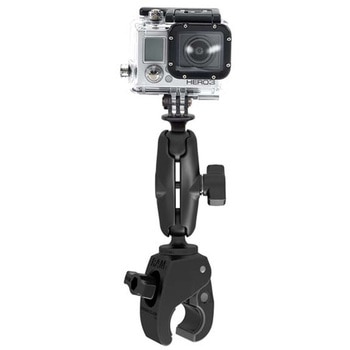 GoProマウント&タフクロー(S)セット(標準アーム) Φ15.9-28.9mm対応 1インチボール ラムマウント