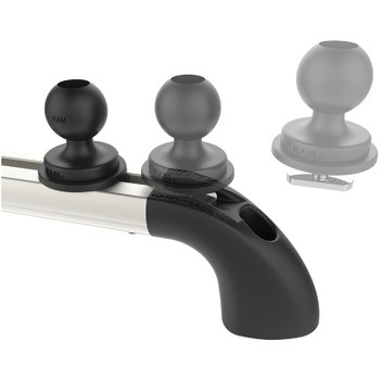 ハンドトラックレール シルバー 全長60.9cm - ラムマウント