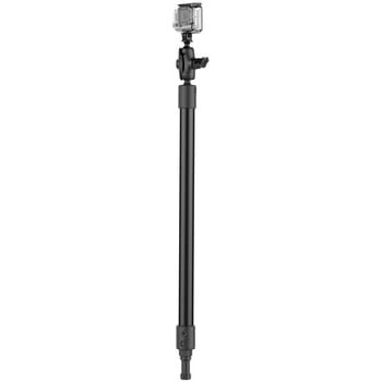 GoProマウント&スプラインポストセット(全長45.7cmタフポール) 1インチボール ラムマウント
