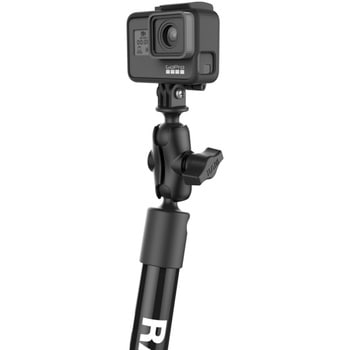 GoProマウント&タフポールセット 全長53.3cm 1.5インチボール ラムマウント