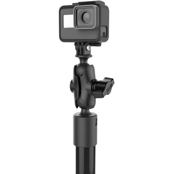 GoProマウント&トラックボールベースセット(全長60.9cmタフポール) 1インチボール ラムマウント