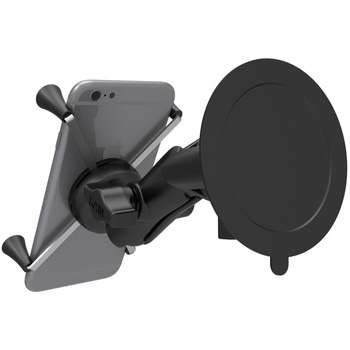 Xグリップ(M)&ツイストロックサクションベースセット(標準アーム) 吸盤径83.8mm 1インチボール ラムマウント