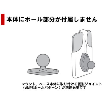 Garmin専用ホルダー(nuvi2450/2460LT/2555LT他) ボール無 ラムマウント