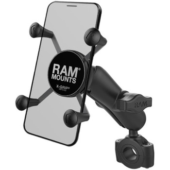 Xグリップ(S)&バーマウントベース(M)セット(標準アーム) Φ19.05-25.4mm対応 1インチボール ラムマウント