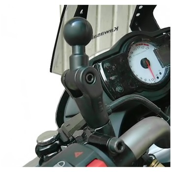 ミラーホールツイストベース M10&M8xP1.25用 1インチボール ラムマウント