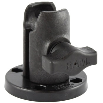 AMPSホールラウンドベース(シングルソケットアーム付) 1インチボール用 ラムマウント