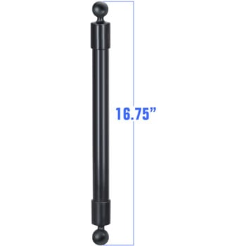 パイプジョイント 全長42.5cm 1インチボール用 ラムマウント