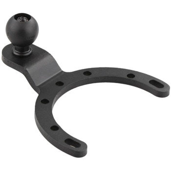 ガソリンタンクベース(カワサキ/BMW汎用) 1インチボール ラムマウント