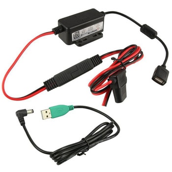 コンバーター付GDS専用L字DCケーブル (DC10-30V→DC5-9V) - ラムマウント