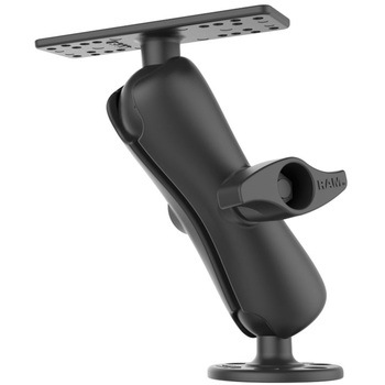 魚探マウント(M)&ラウンドベースセット(標準アーム) プレートサイズ158.7x50.8mm 2.25インチボール ラムマウント