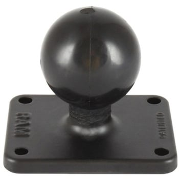 スクエアベース 4穴P1.5x2inch 1.5インチボール ラムマウント