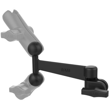 スイングアームエクステンション(NPTホール/ダブルボール) 1.5インチボール - ラムマウント