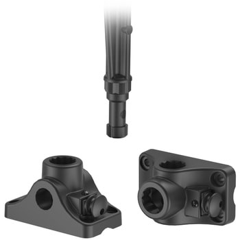 スプラインポスト(壁面/平面用) 4穴P1.3x3.19inch ラムマウント