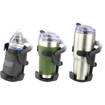 水平維持ドリンクホルダー(XL) 390-940ml用 1.5インチボール用 ラムマウント