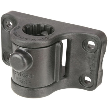スプラインポスト(壁面用) リリースボタン付 4穴P1.3x3.19inch ラムマウント