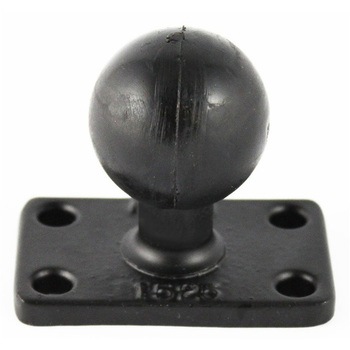 スクエアベース 4穴P1x2inch 1.5インチボール - ラムマウント