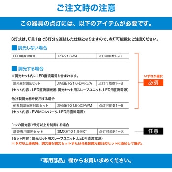 マイクロダウンライト角型 3灯式 高演色 TOKISTAR