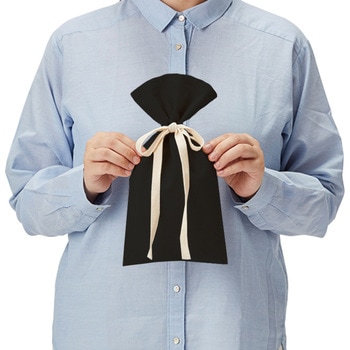 厚手コットンラッピング巾着(S) MARKLESS STYLE