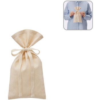 厚手コットンラッピング巾着(S) MARKLESS STYLE