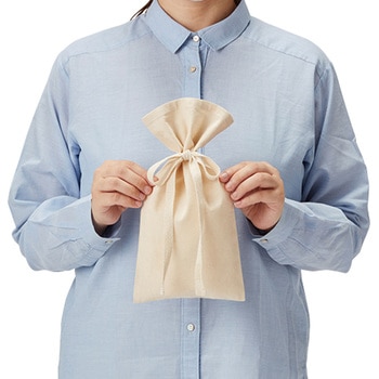 厚手コットンラッピング巾着(S) MARKLESS STYLE