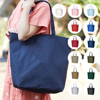 TR-0101-006 キャンバストート(L) MARKLESS STYLE ミッドナイトブルー