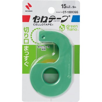 CT-15DCGG セロテープ(R)小巻カッターつき グリーンナノ配合 CT-15DCGG セロテープ(R)小巻カッターつき グリーンナノ配合