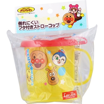 アンパンマン 倒れにくいフタ付きストローコップ LEC(レック)