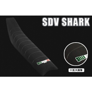 SDV002S Shark Seat Cover Selle Dalla Valle FBLACK 65577270