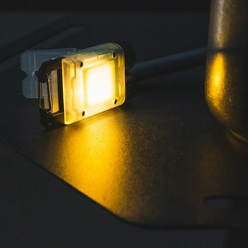 MICROLight DUAL フラッシュライト アウトドア BLACK SKELTON/GLOW IN THE DARK SKELTON efim