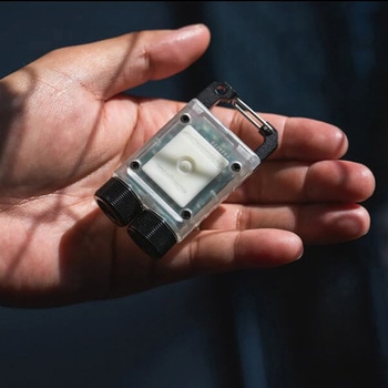 MICROLight DUAL フラッシュライト アウトドア BLACK SKELTON/GLOW IN THE DARK SKELTON efim