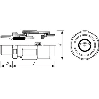 AP耐圧P式ケーブルグランド セイワ工業