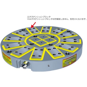 EEPM-CIR型切削用ラジアルポール型永電磁チャック Earth-Chain