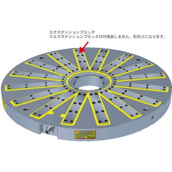 EEPM-CIR型切削用ラジアルポール型永電磁チャック Earth-Chain