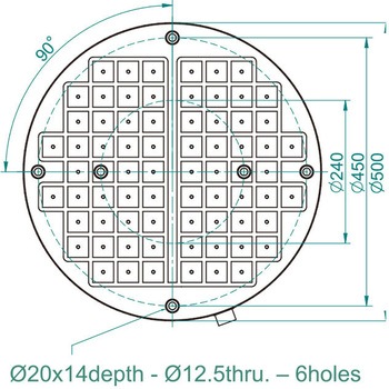 EEPM-CIRS_A型丸型永電磁チャック Earth-Chain