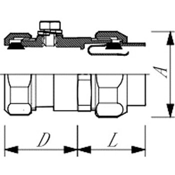 APネジ無パイプコネクタ防水 セイワ工業