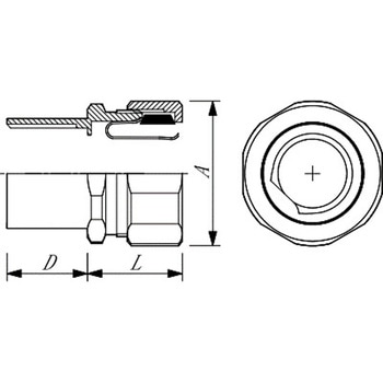 AP黄銅製パイプコネクタ - セイワ工業