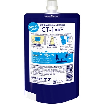 超高濃度仮設トイレ用消臭剤 CT-1 除菌プラス サナ