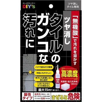 ツヤ消しタイルの洗剤 建築の友