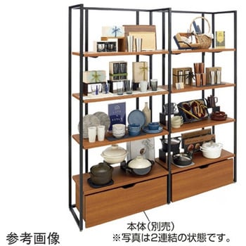 UR壁面タイプ W90cm【ブラック枠】 アズワン