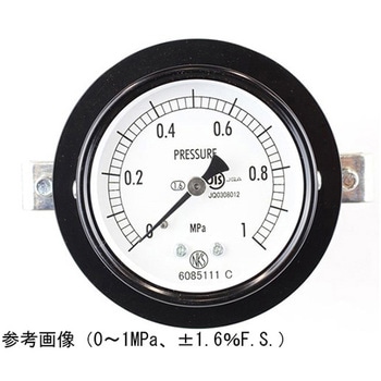普通形圧力計(Φ60)埋込形D枠(取付金具) AA15-121シリーズ 長野計器