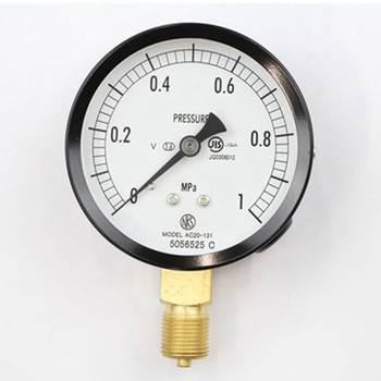 普通形圧力計(Φ75)立形A枠 耐振用 AC20-131シリーズ - 長野計器