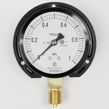 普通形圧力計(Φ75)立形B枠 蒸気用 AC20-231シリーズ 長野計器
